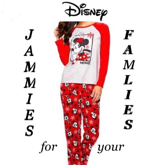 DISNEY’S Minnie Mouse 2pc PJ Set by Jammies For Your Families sizeS NWT - Picture 8 of 9